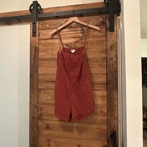 Rust Orange Overalls